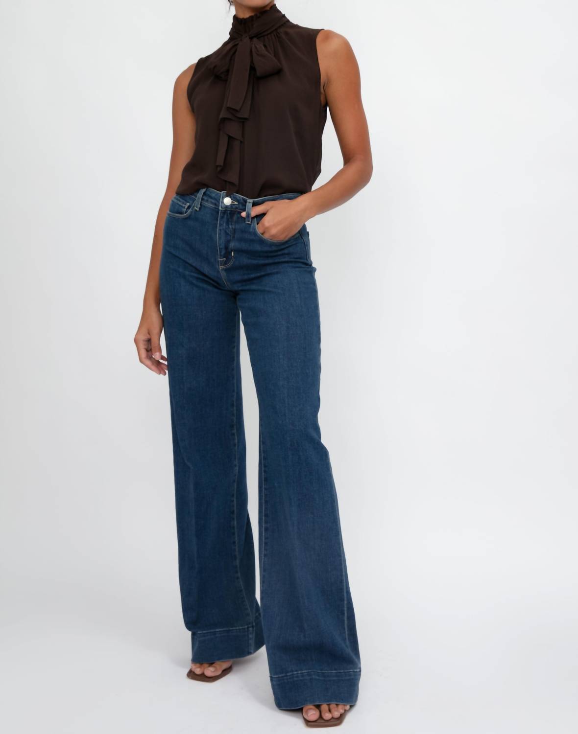 L'Agence - Madden High Rise Wide Leg Jean