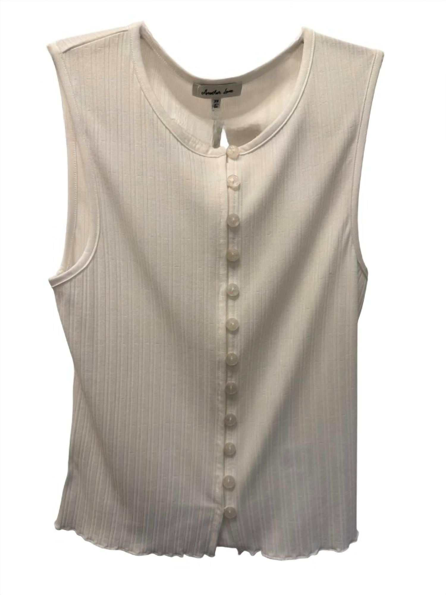 Another Love - Women's Button Front Knit Top