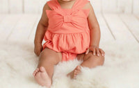 Lemon Loves Layette - Baby Girls' Bow Bubble and Headband Set