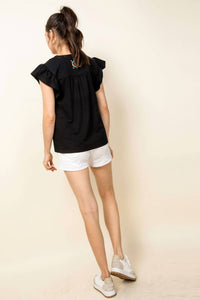 Thml - Rising Sun Embroidered Top