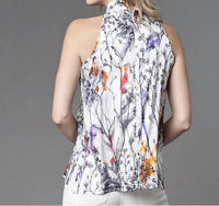 Lola & Sophie - HIGH NECK SLEEVELESS BLOUSE