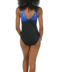 Longitude - V-neck Twist Back Swimsuit