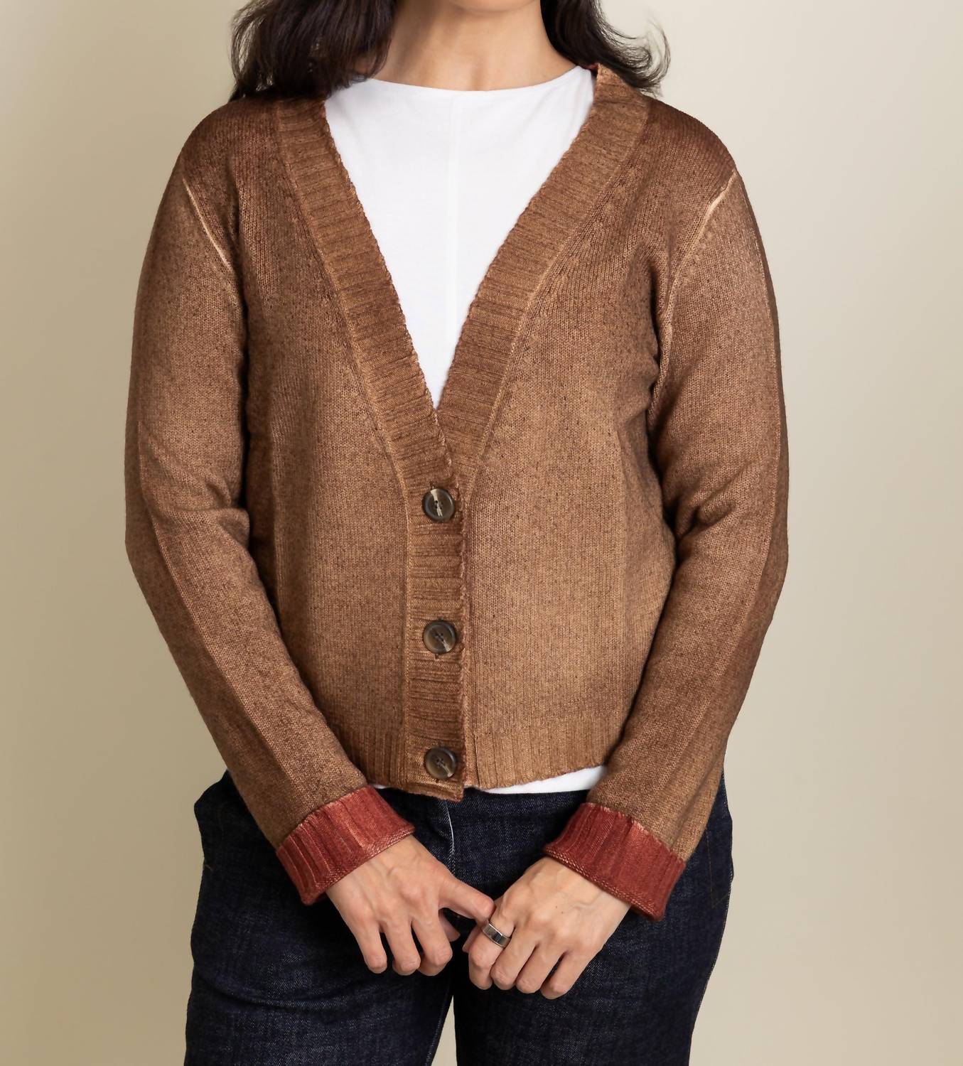 Alessandro Aste Derby Reversible Cardigan in blossom - women's sweater