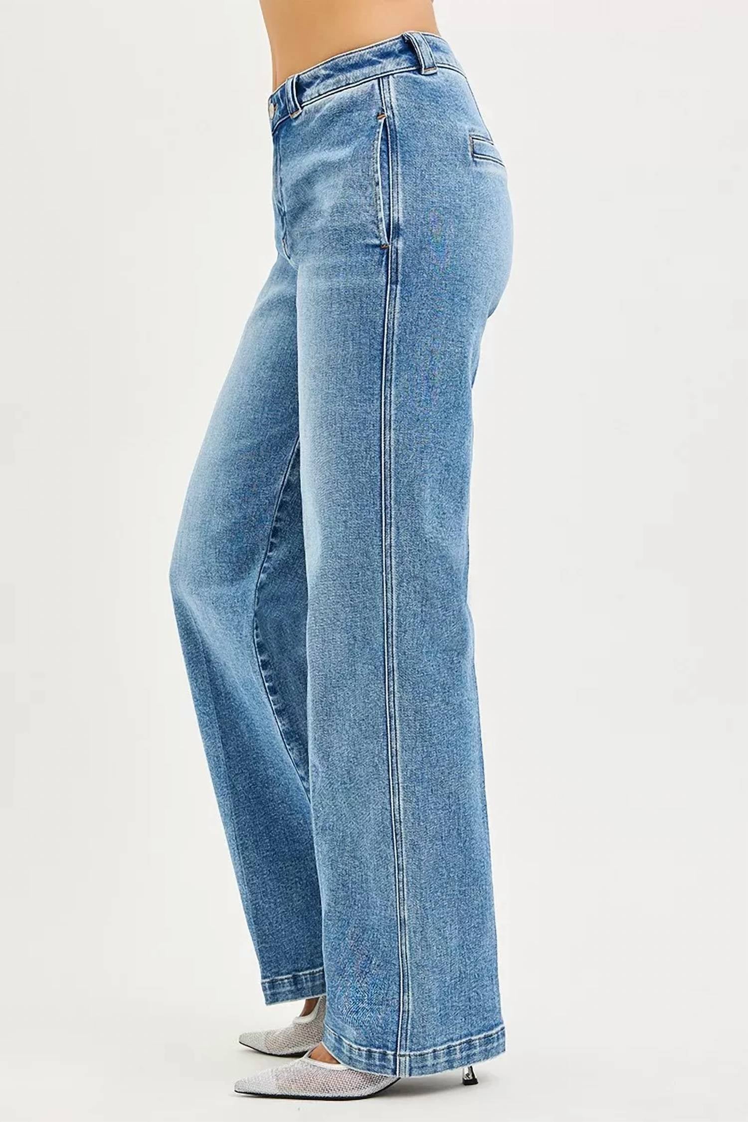 Risen - Lafayette Slouchy Straight Jeans