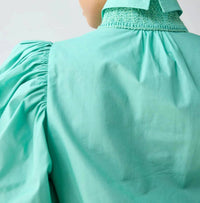 Hope For Flowers - Smocked Tailored Collar Shirt