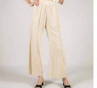 Before You - Linen Blend Wide Leg Pants