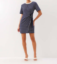 Fifteen Twenty - Women's Darla Side-knot Contrast Dress