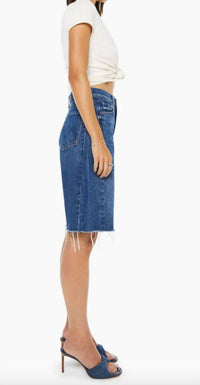 Mother - The Half Pipe Bermuda Fray Denim Short