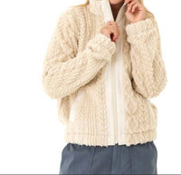 Threads 4 Thought - Patsy Cable Knit Sherpa Jacket