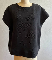 See And Be Seen - Jacquard Knit Textured Top