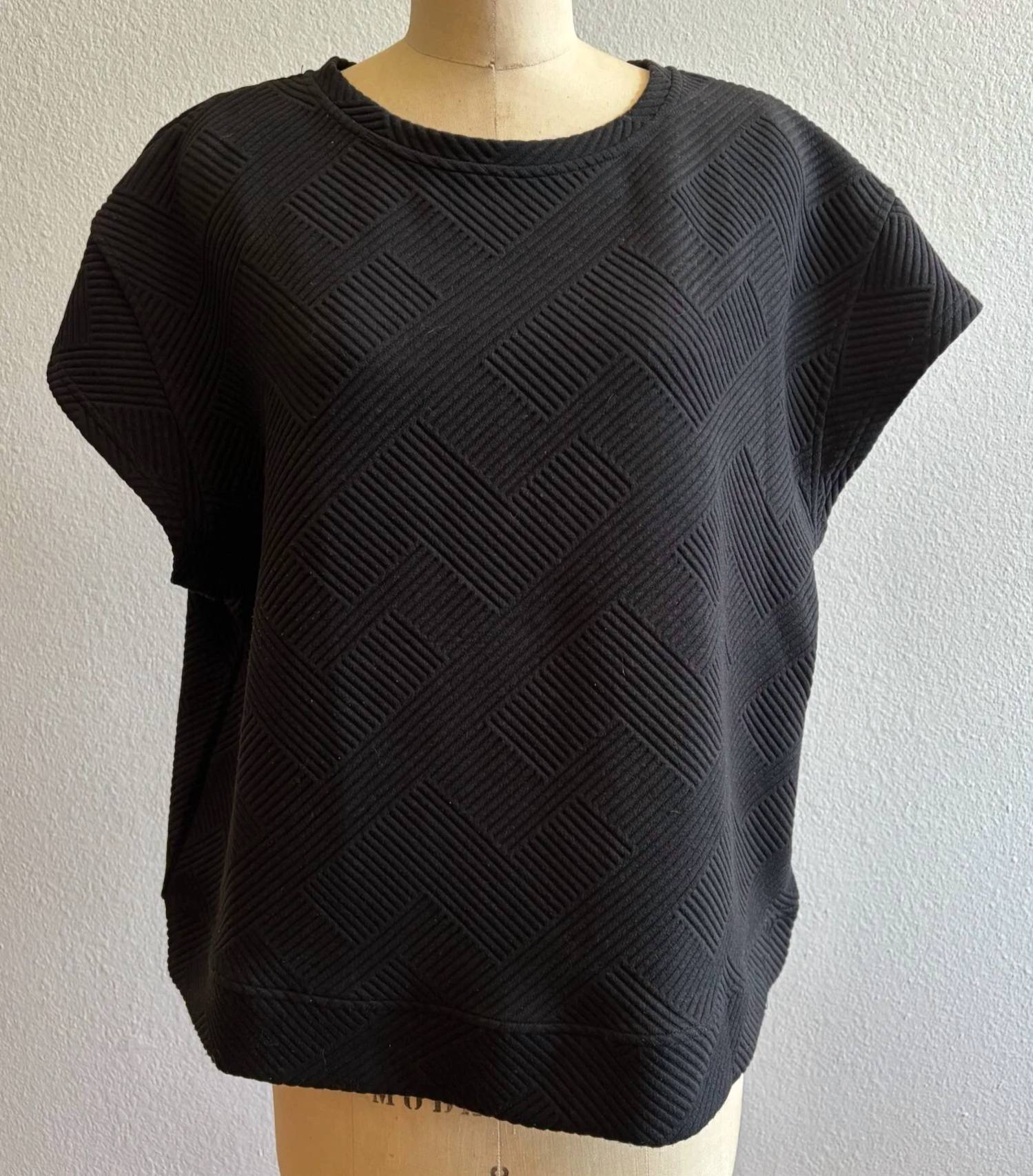 See And Be Seen - Jacquard Knit Textured Top