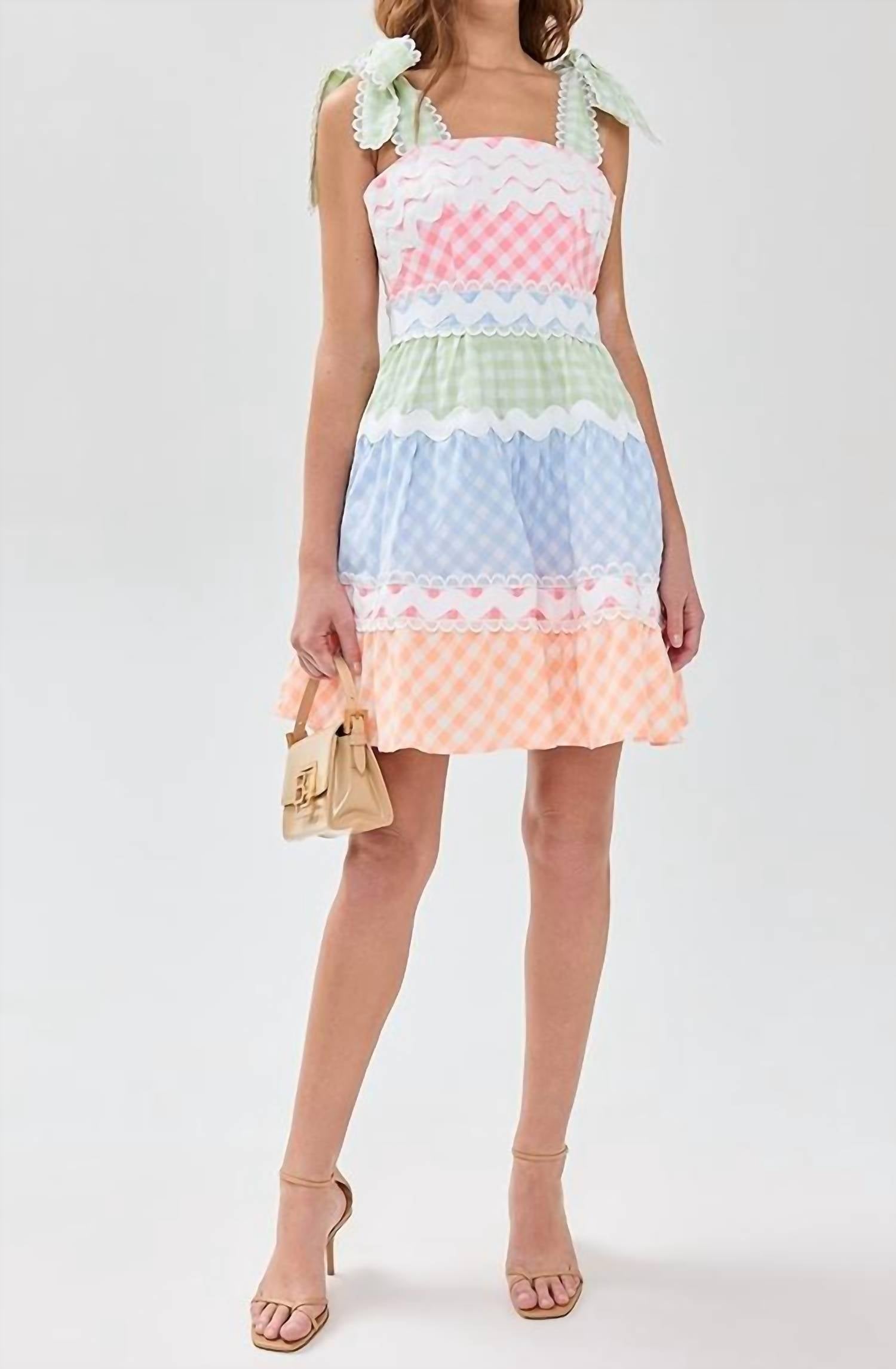 Celia B - Jade Short Vichy Dress