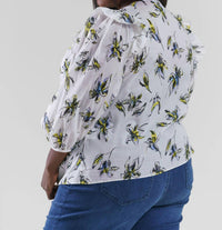 Tanya Taylor - Delaney 3/4 Sleeve Top - Plus