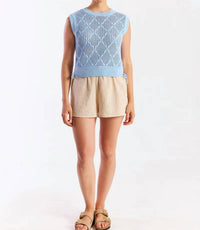 Brodie Cashmere - Detailed Diamond Vest