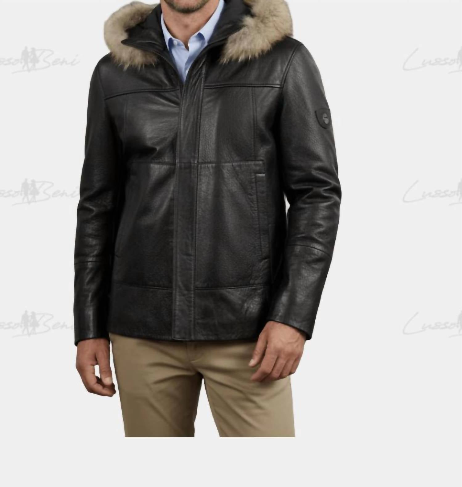 Lusso Beni - Trace Leather Jacket