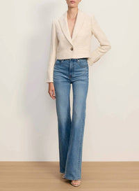 Veronica Beard - Crosbie High Rise Wide Leg Jeans