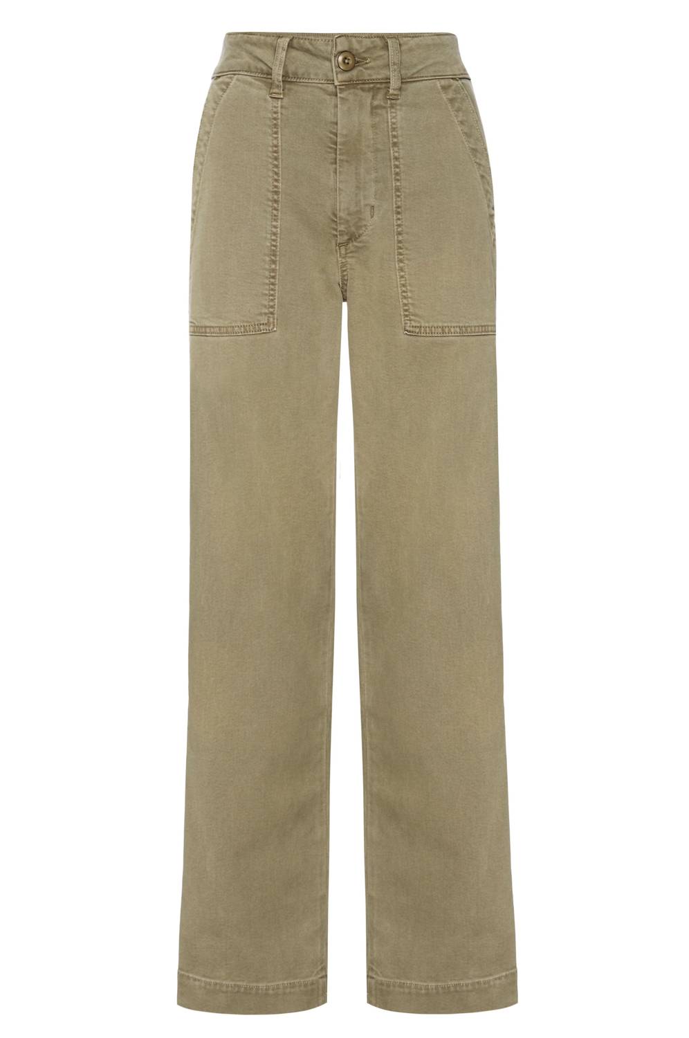 AMO Easy Army Slouched Trousers in thyme - women's pants