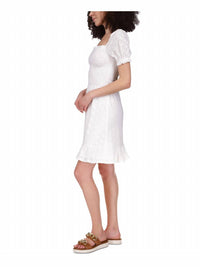 Michael Kors - Peasant Logo Plate Dress