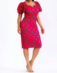 Karen T Design - Polka Dots Midi Dress