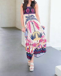 Sundayup - Tropical Getaway Maxi Dress