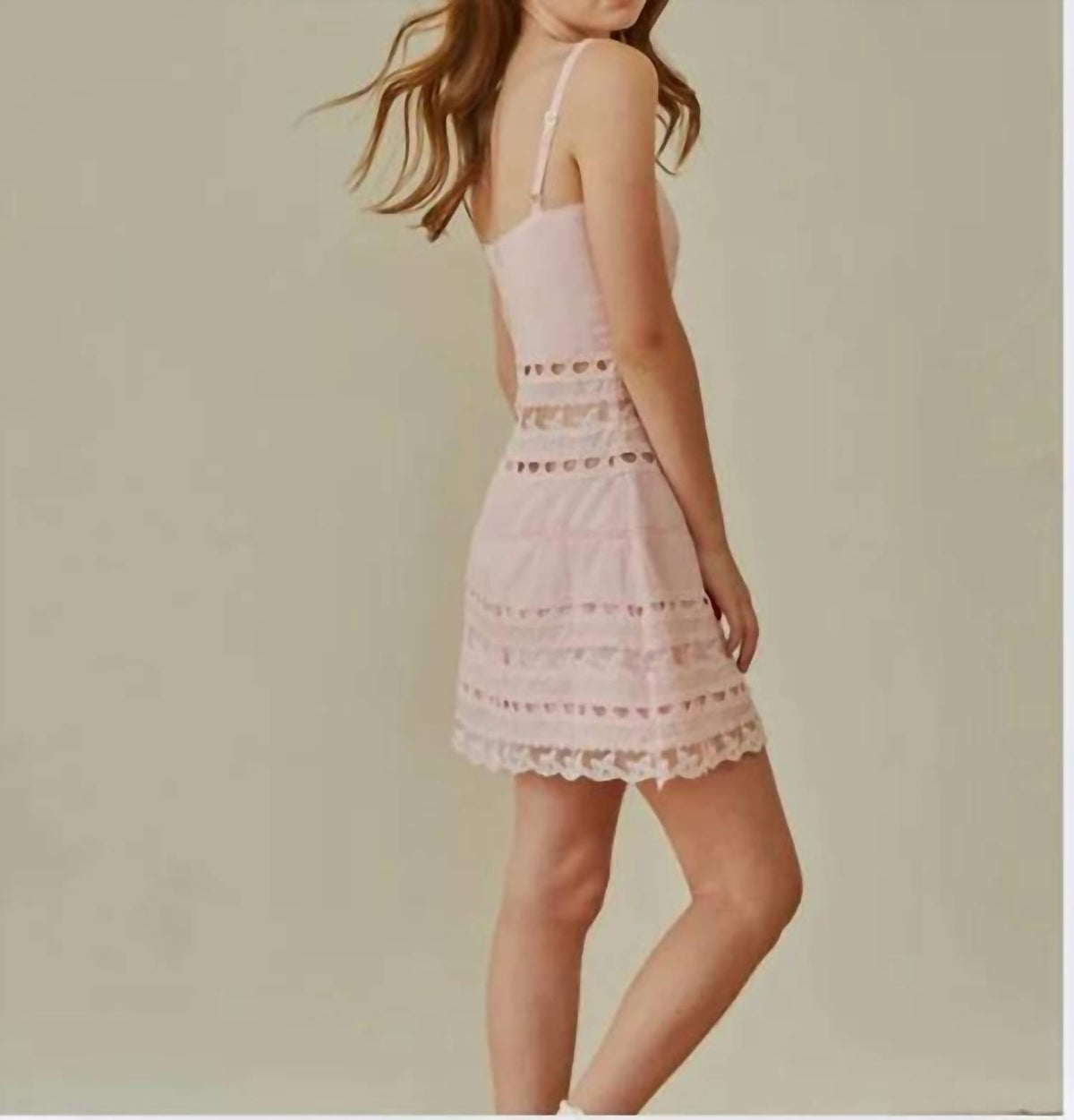 Theme - Isabella Heart Bow Lace Dress