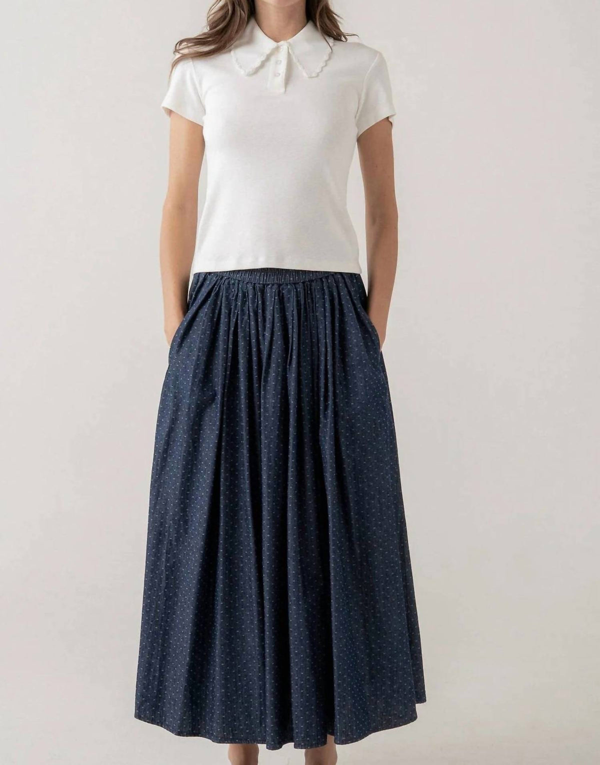 Elle Grey - Short Sleeve Knit Polo
