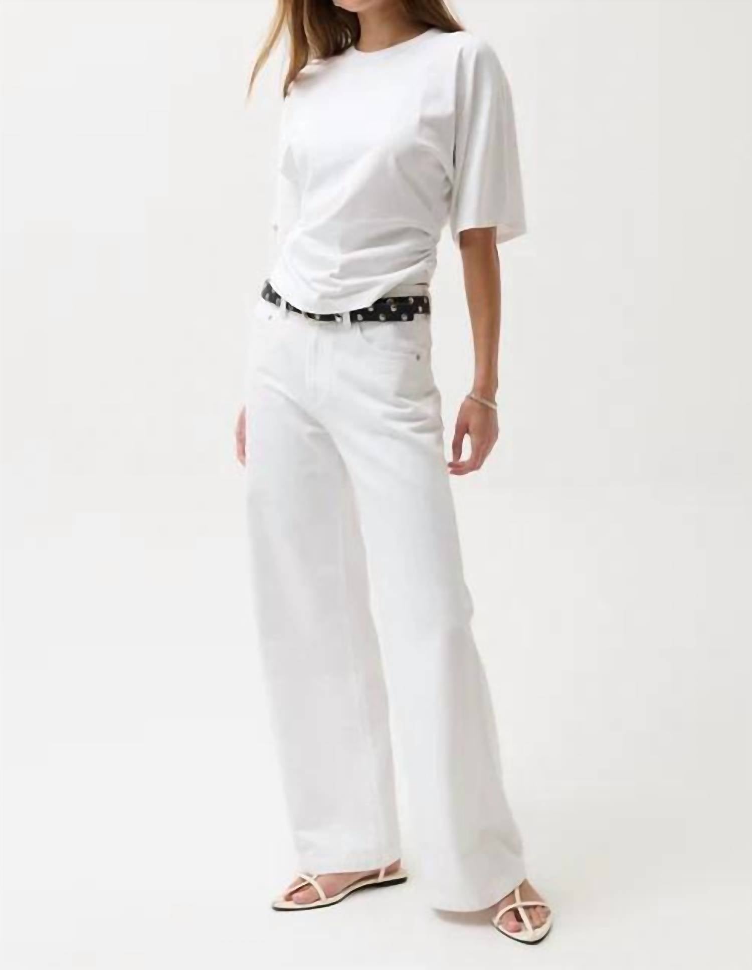 Pistola - Jaydn Low Slung Palazzo Jeans