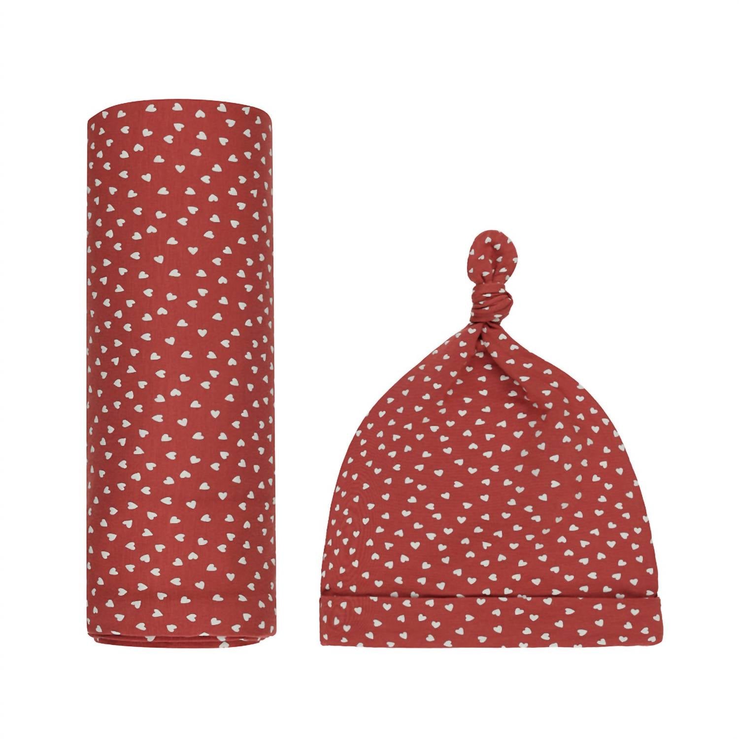 Quincy Mae - Kids' Bamboo Swaddle & Knotted Hat
