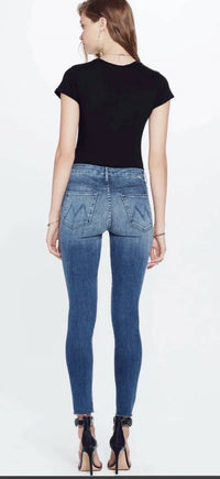 Mother - High Waisted Looker Ankle Fray Jeans