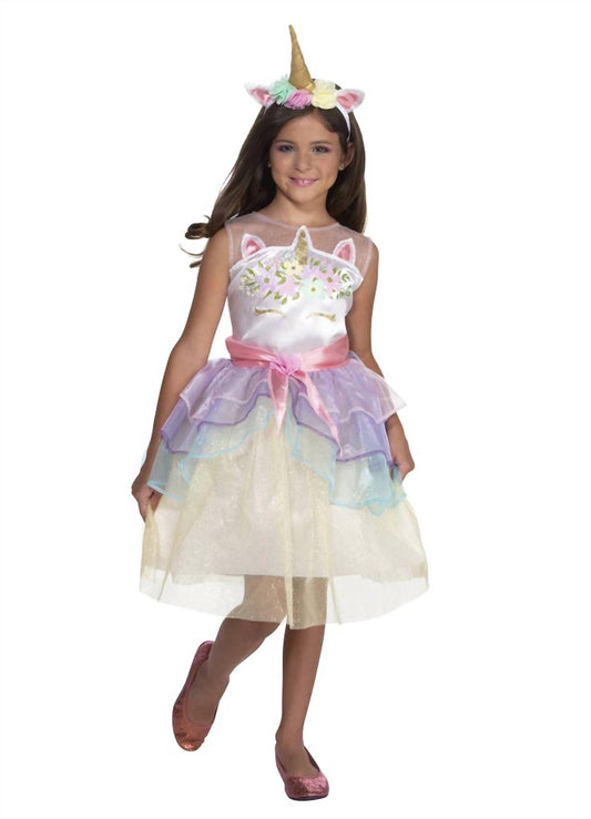 Palamon - GIRLS MAGICAL PASTEL PONY DRESS COSTUME