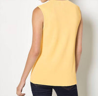 Apricot - Press Stud Sleeveless Top