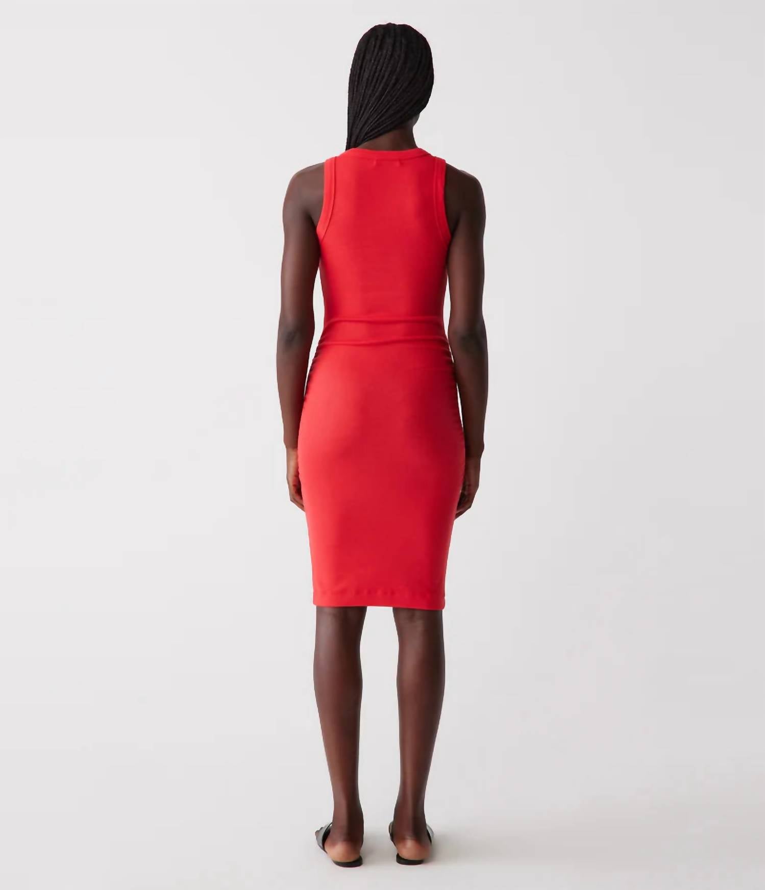 Michael Stars Demi Ribbed Dress in crescent - women's dress - view 5
