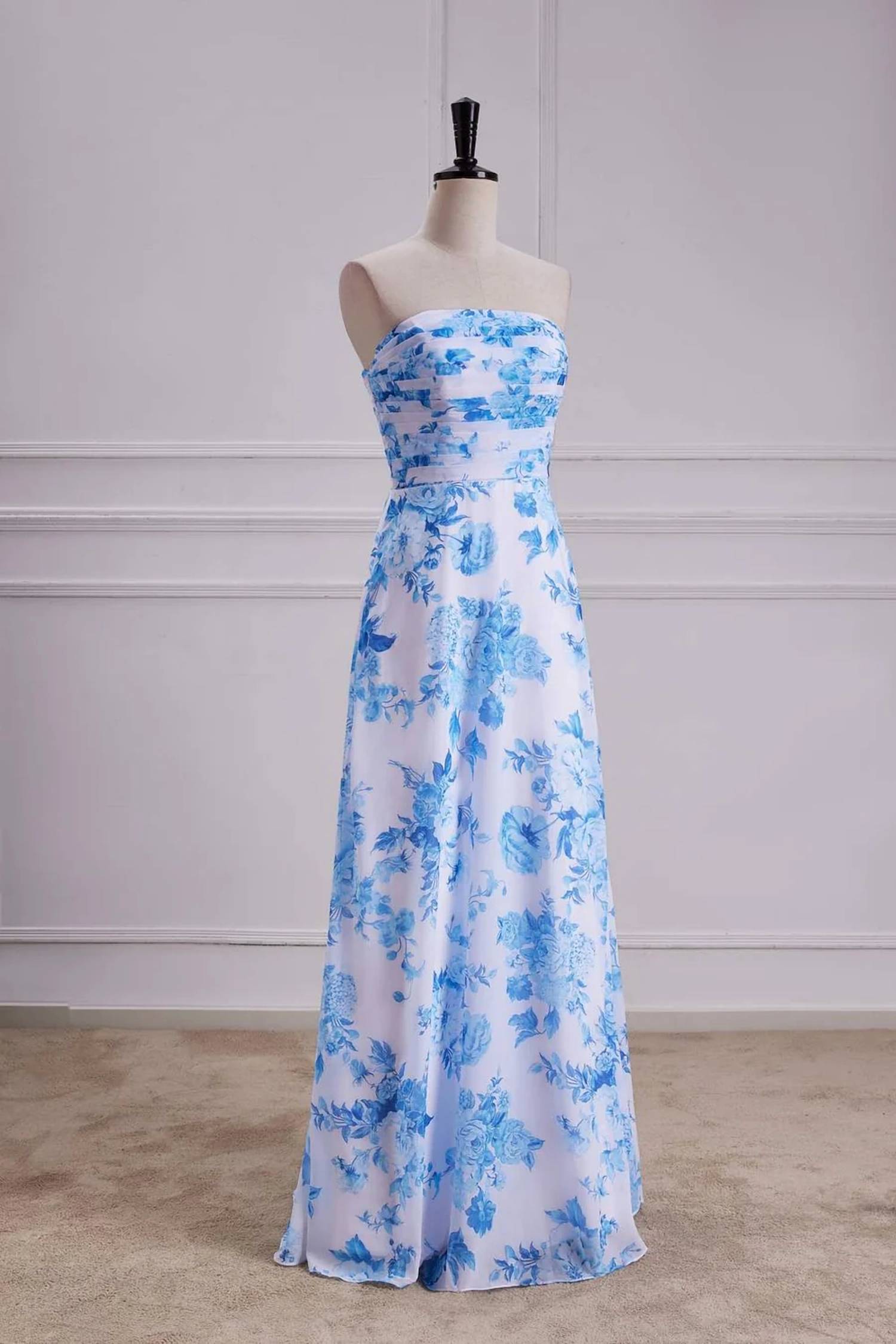 Joy Joy - Women's A-line Strapless Dress