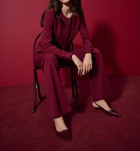 Joseph Ribkoff - Pull On Mid-rise Flared Trouser Pant