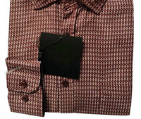 Daniel K - Men's Long Sleeve Dotted Dress Shirt