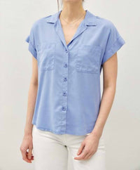 Be Cool - Cropped Button Up Top