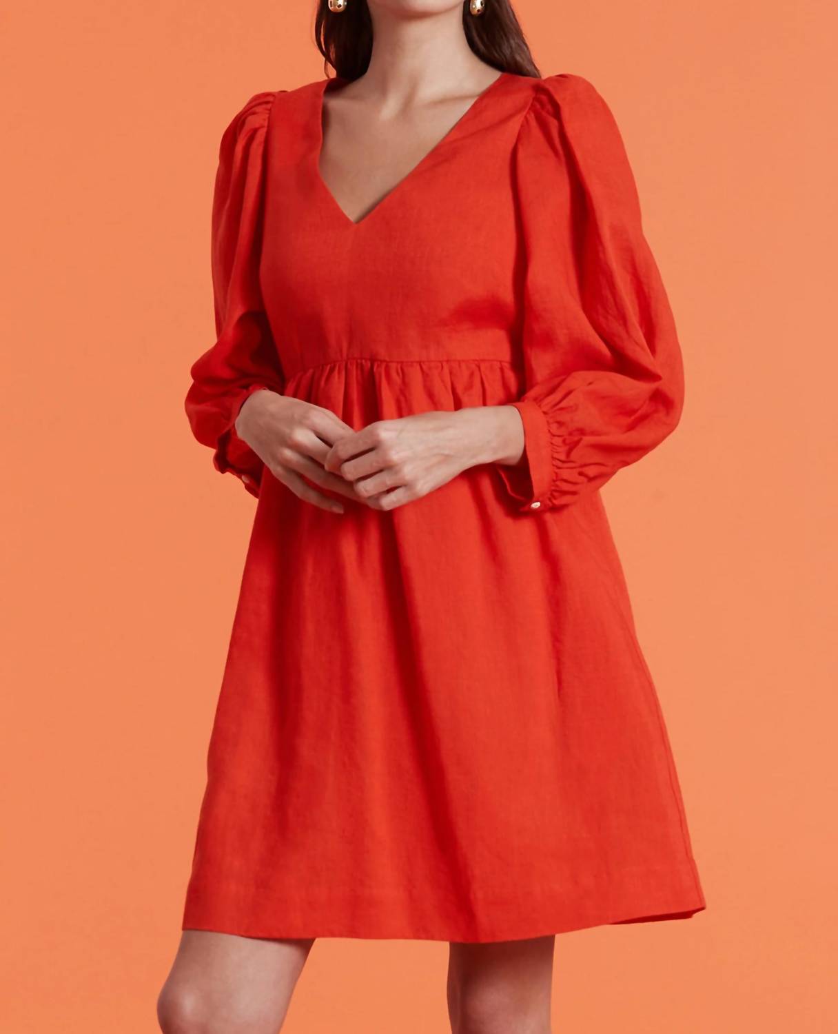 Tyler Boe - Eva Solid Linen Dress