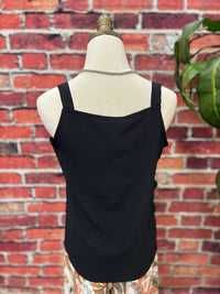 Isle Apparel - Women's Midnight Ruffle Charm Tank
