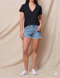 Sundry - V-neck Short Sleeve Tee