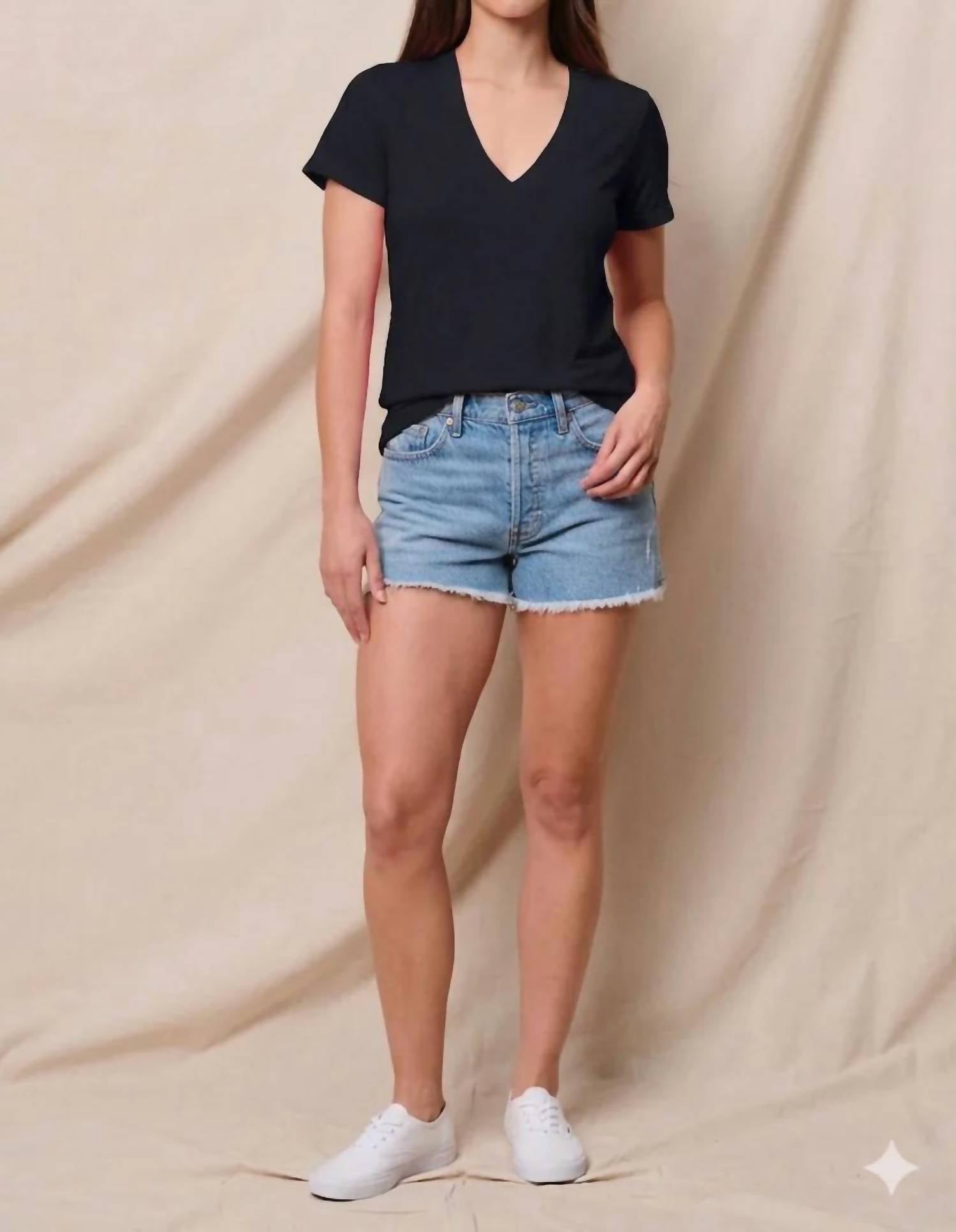 Sundry - V-neck Short Sleeve Tee