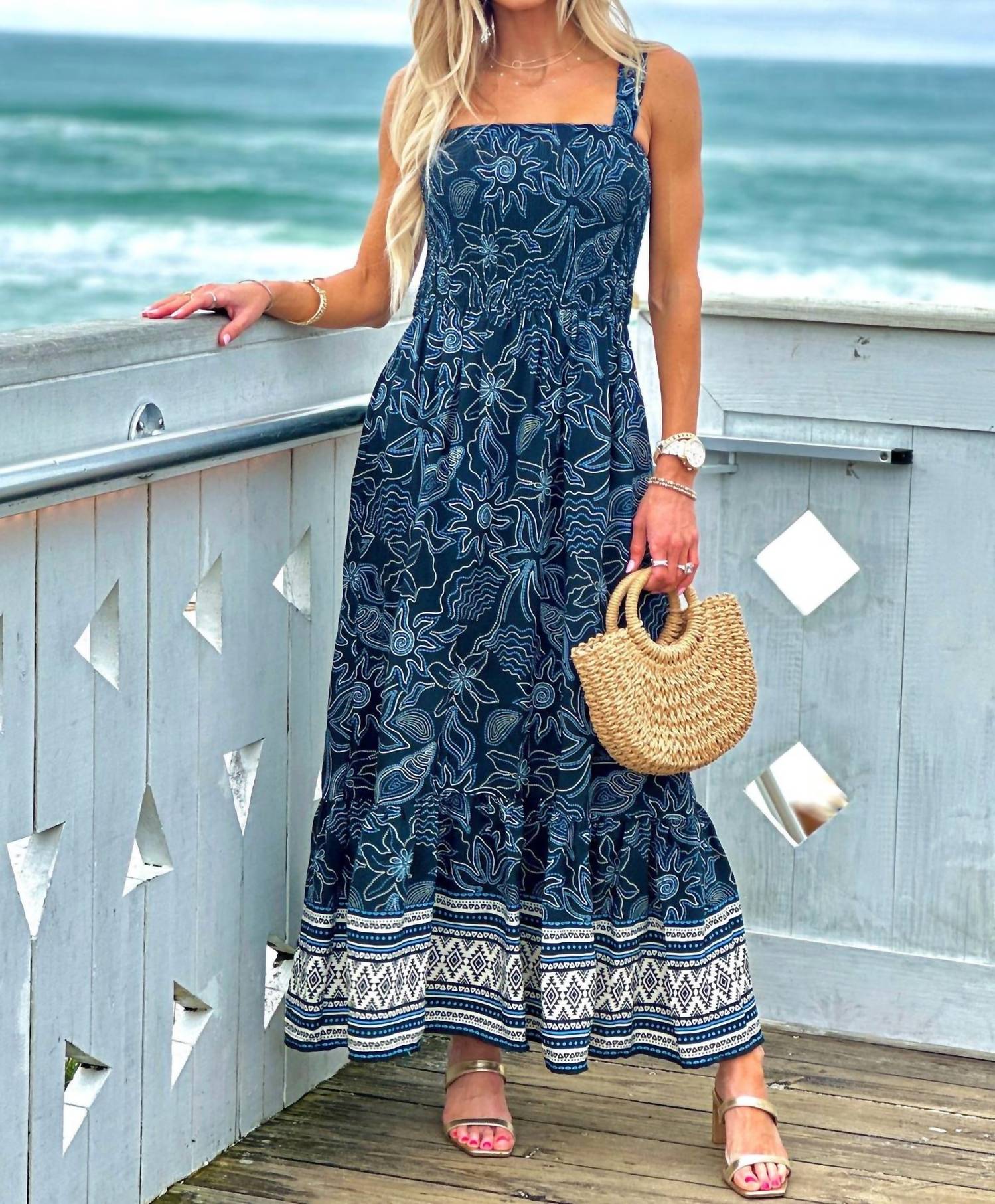 Tribal - Lined Sleeveless Dress