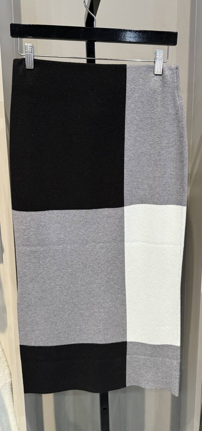 Joseph Ribkoff - JACQUARD SWEATER COLOR BLOCK SKIRT
