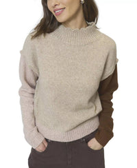 Central Park West - Olivia Ruffle Turtleneck Sweater