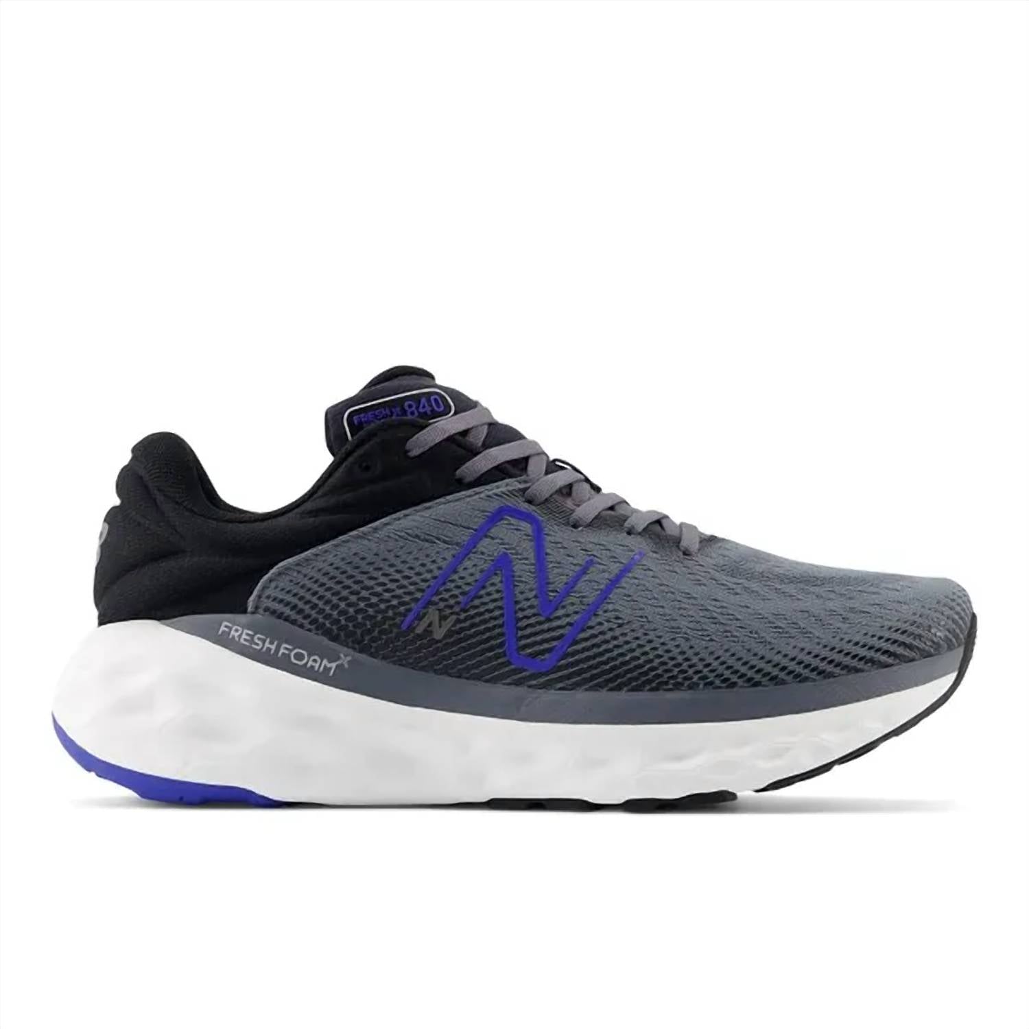 New Balance Men's Fresh Foam X 840v1 Running Shoes in castlerock marine blue - men's sneaker