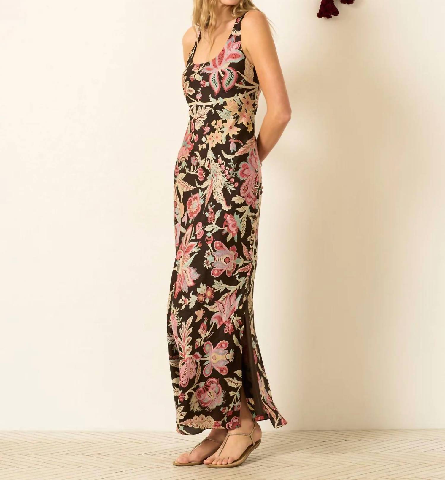 Alix Of Bohemia - Adele Floral Silk Dress