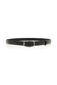 Part Two Women's Lican Leather Belt in black - women's accessory - detail view