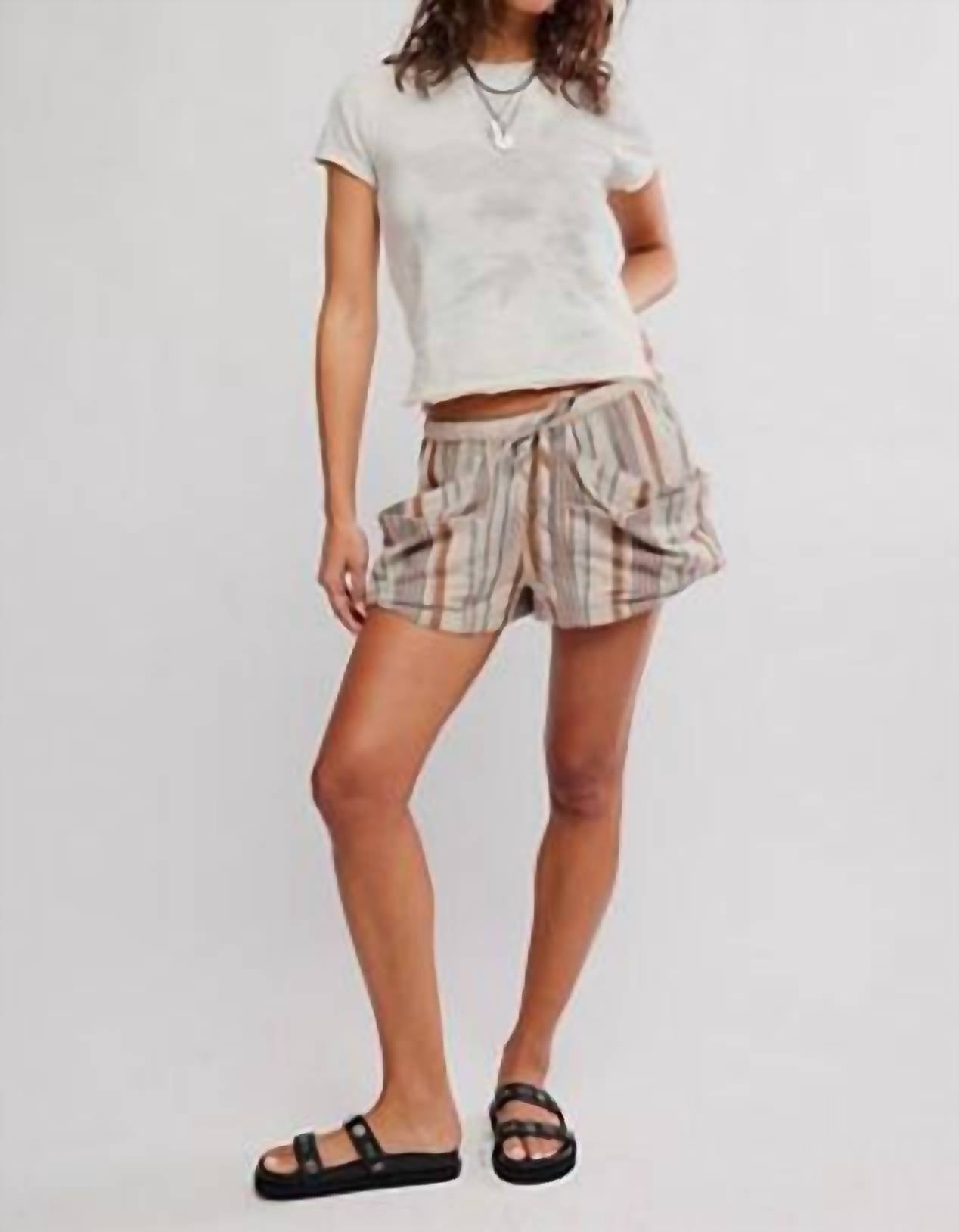 Free People - Good Fortune Stripe Short
