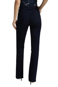 L'Agence Selma High Rise Flare Jeans in black ink - women's jeans - alternate view
