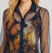Johnny Was - MAZZY BUTTON-DOWN RUFFLE SHIRT