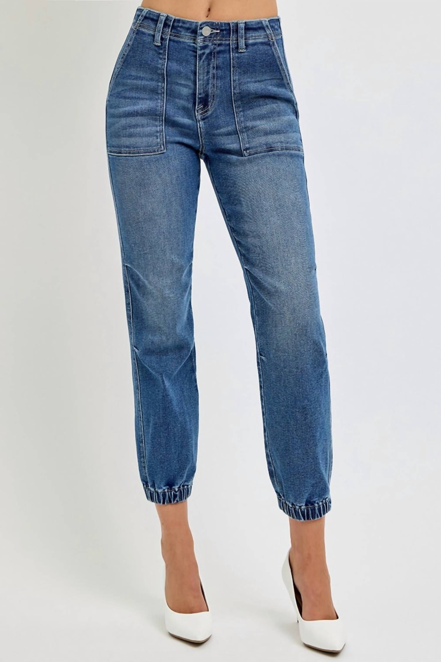 Risen - High Rise Ankle Jogger Jean